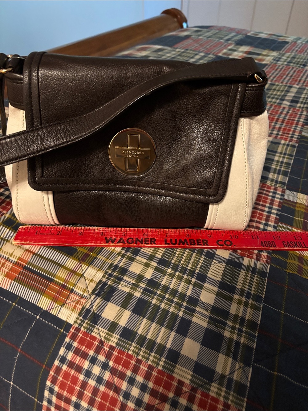 Kate Spade Black and White Sofia Shoulder Bag - Picture 10 of 10